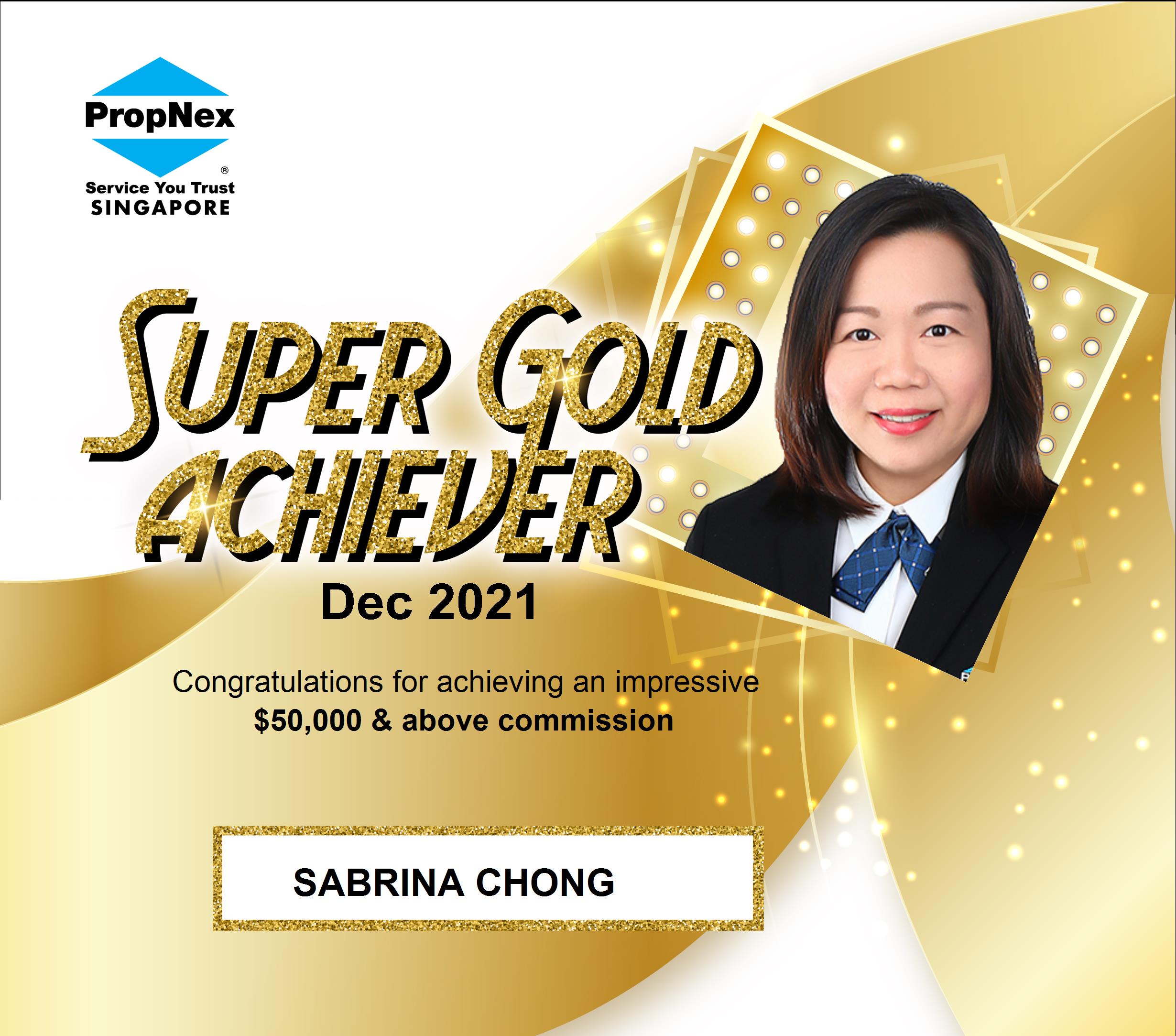 Sabrina Chong Super Gold Dec 2021